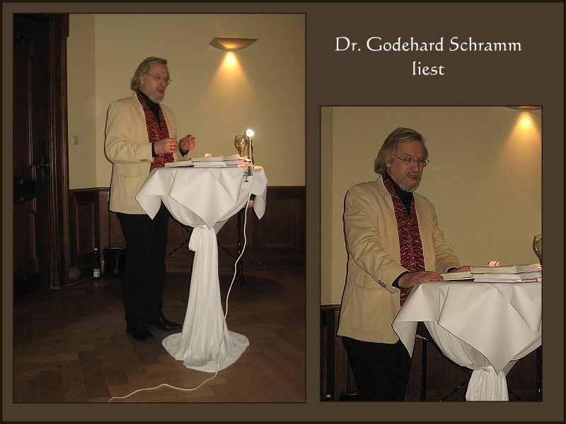 Dr. Godehard Schramm liest